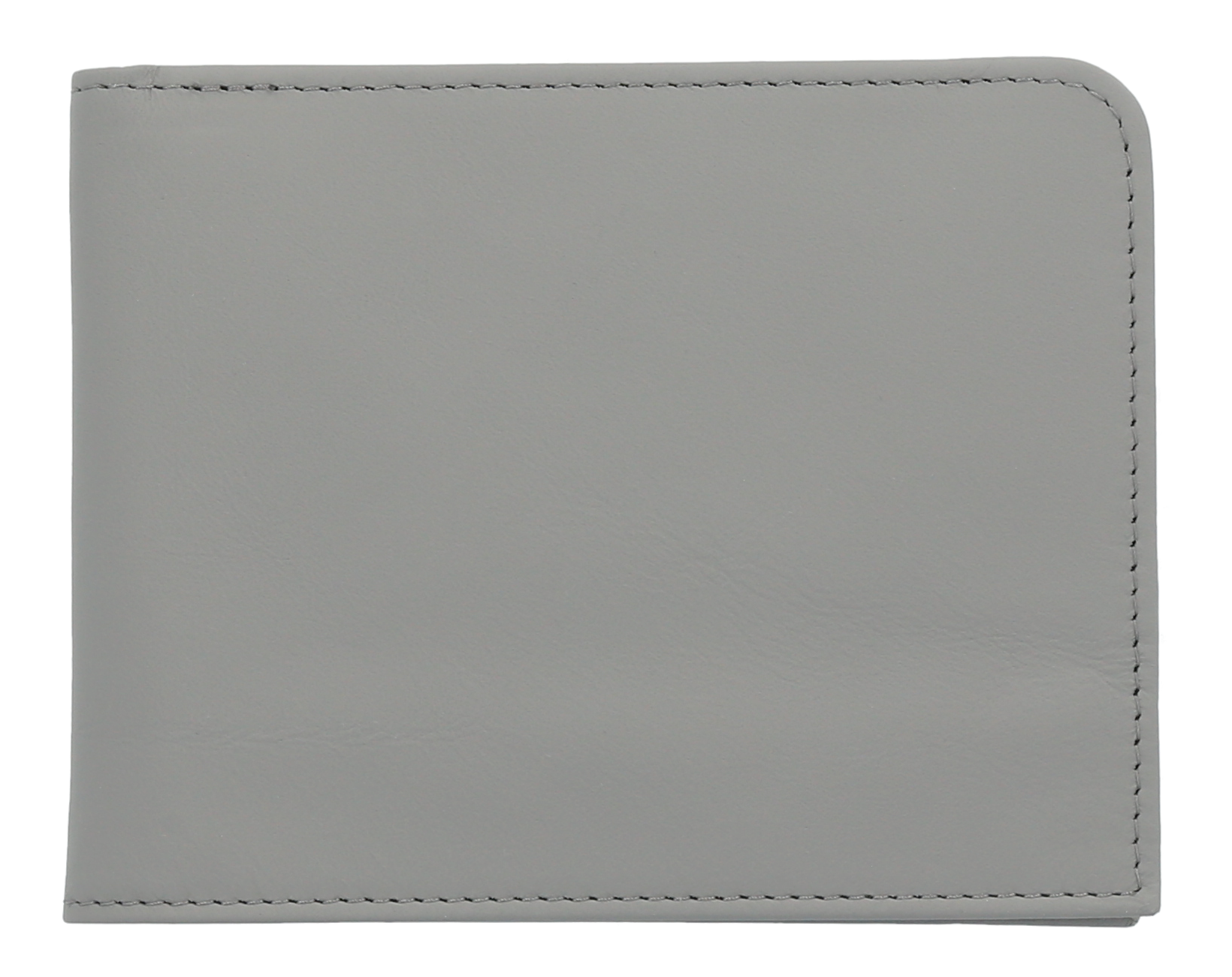 Portfel, Skóra samochodowa - srebrnoszary, skóra bydlęca