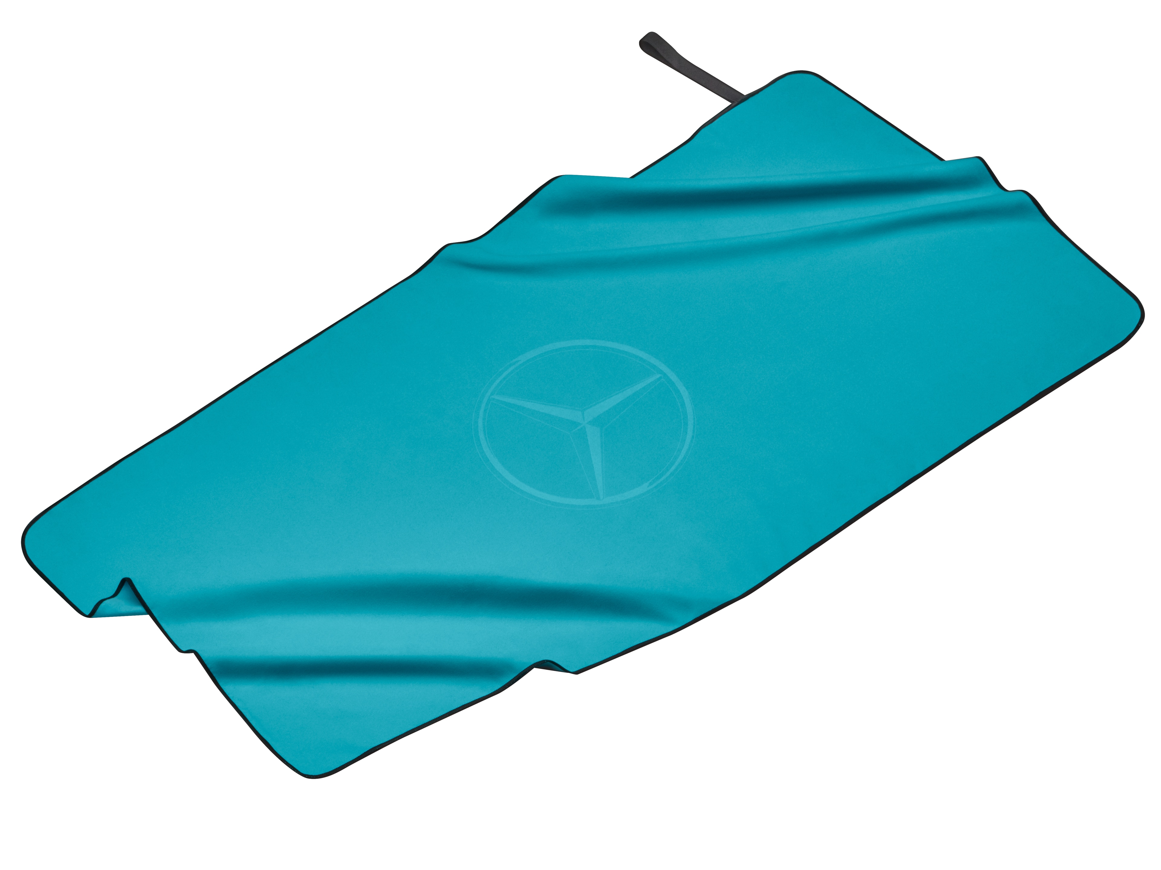 Funktionshandtuch - türkis, Polyester (recycelt)