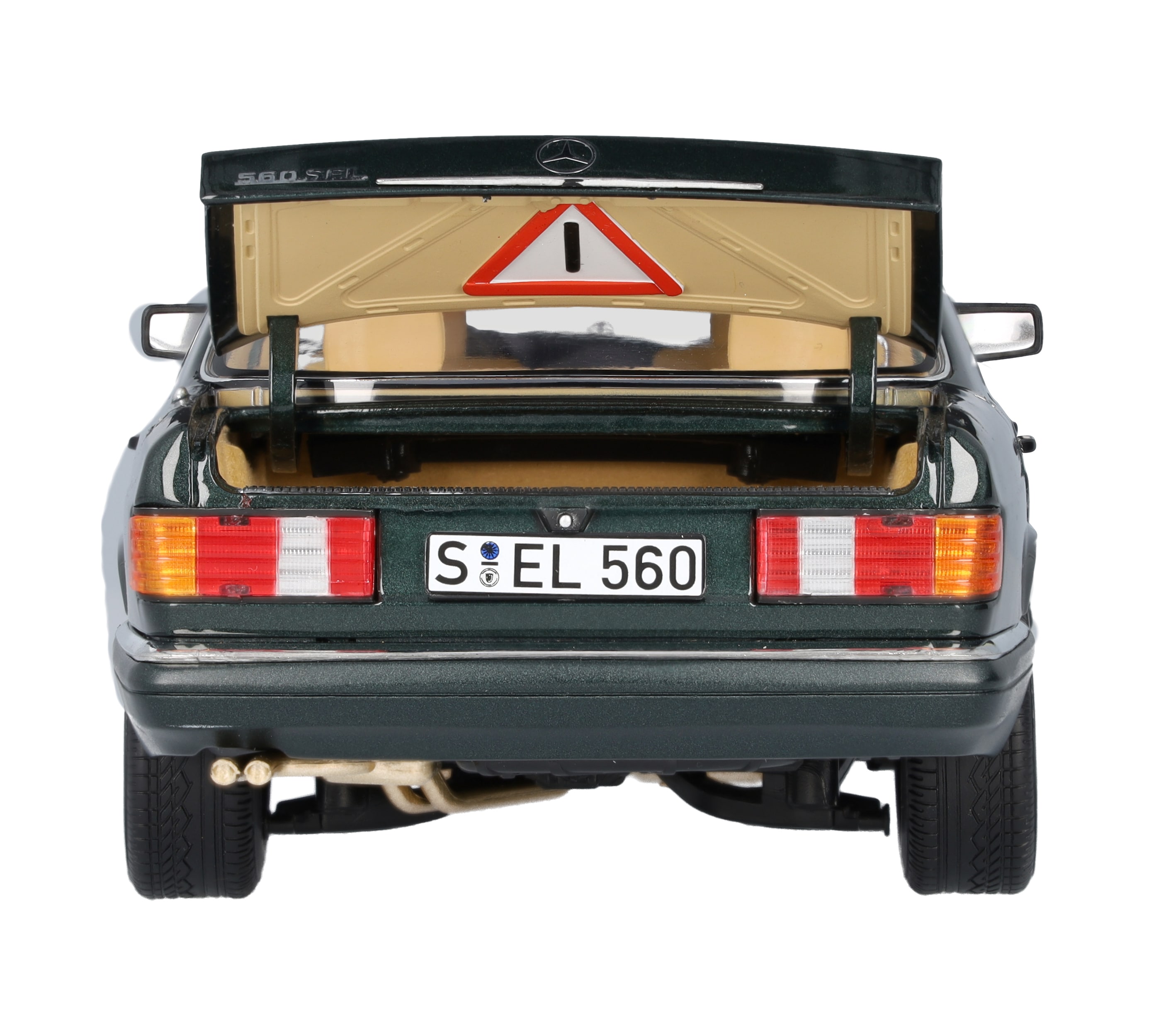560 SEL V 126 (1985-1991) - malachitgrün, Norev, 1:18